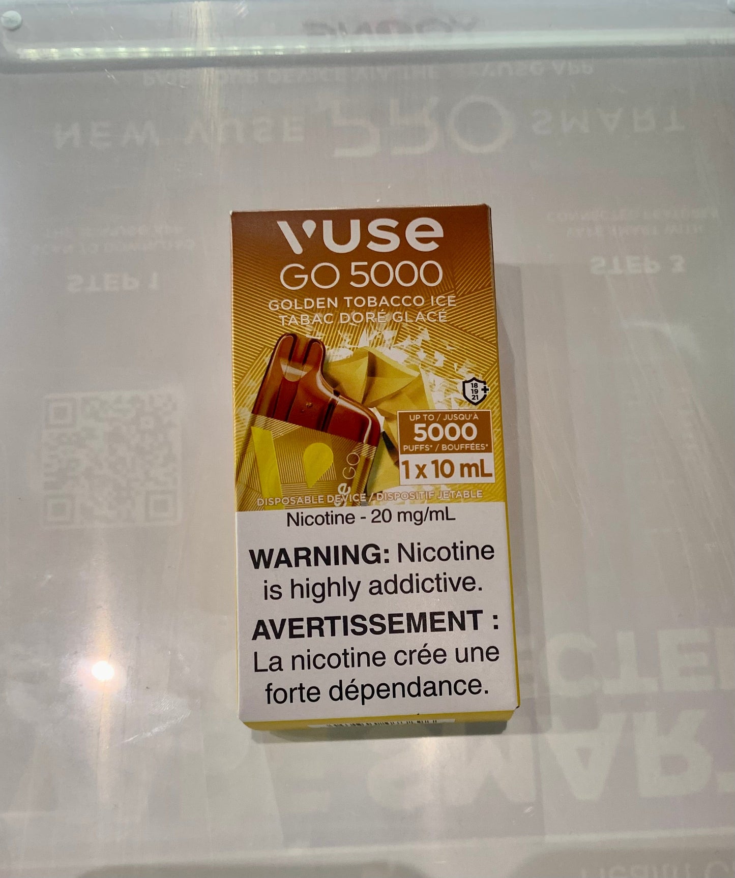 Vuse go 5000 Golden tobacco ice 20mg/ml disposable