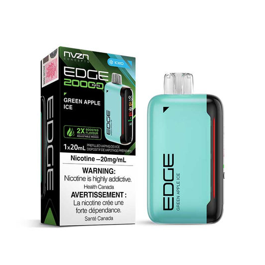 Edge NVZN 20k - Green Apple ice 20mg/ml disposable