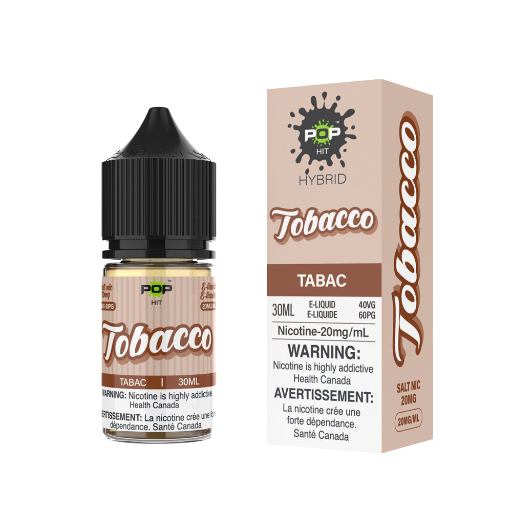 Pop hit hybrid E liquid Tobacco 20mg/30ml