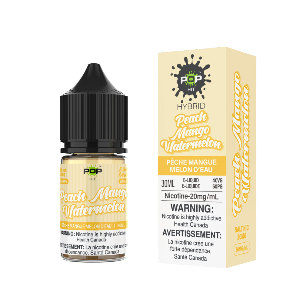 Pop hit hybrid E liquid Peach mango watermelon 20mg/30ml