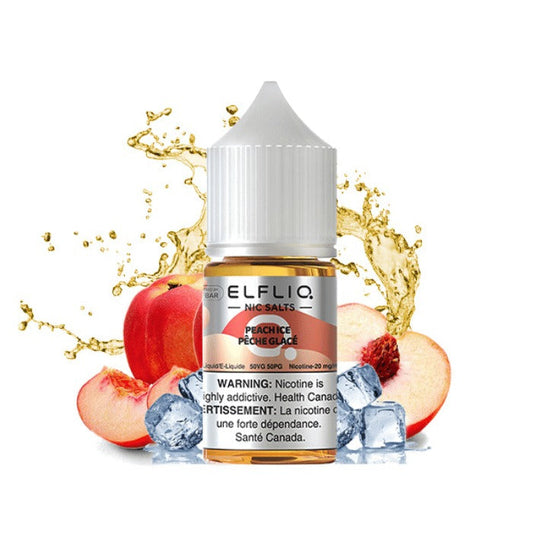 E-liquide au sel de nicotine et à la pêche glacée ElfLiq 20 mg/ml