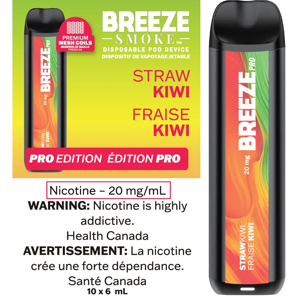 Breeze Pro - Strawberry Kiwi 2000 puffs