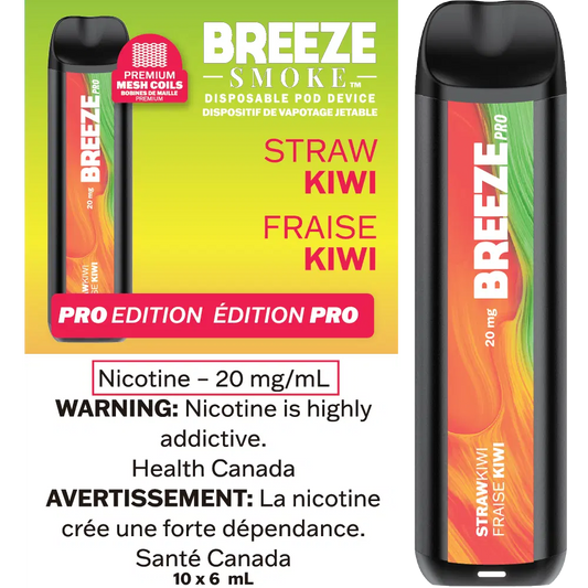 Breeze Pro - Fraise Kiwi 2000 bouffées