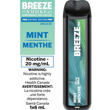 Breeze Pro - Mint synthetic 50 20mg/ml disposable