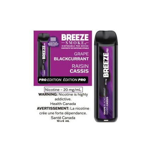 Breeze Pro - Raisin Cassis 2000 bouffées