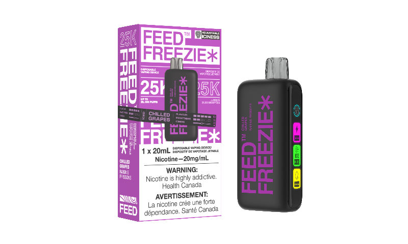 Feed Freezie Raisins réfrigérés 25k 20mg/ml jetable