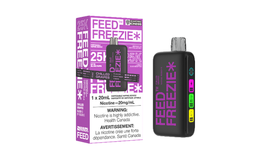 Feed Freezie Raisins réfrigérés 25k 20mg/ml jetable