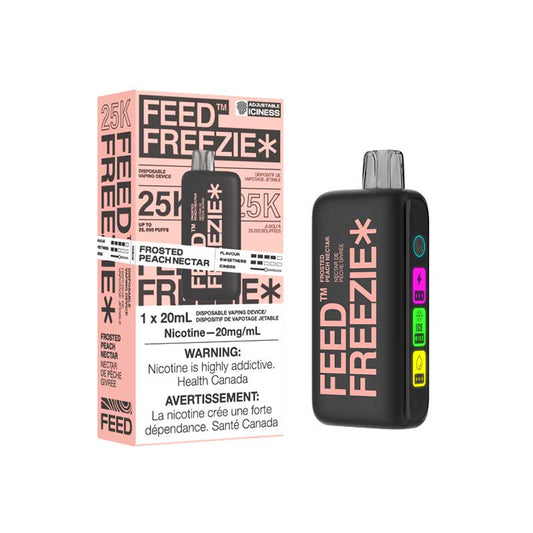 Feed Freezie Nectar de pêche givré 25k 20 mg/ml jetable