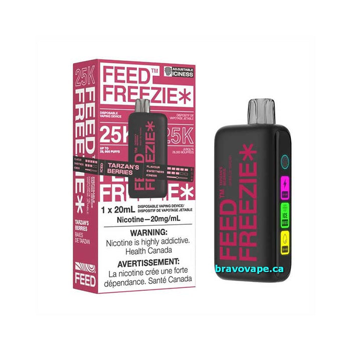 Nourrissez Freezie Tarzan's berries 25k 20mg/ml jetable