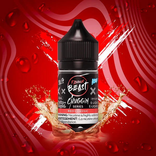 E-liquide Flavour Beast Série Chuggin - Rouge classique glacé