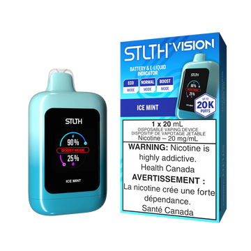 Stlth Vision Menthe Glacée 20 mg/ml jetable