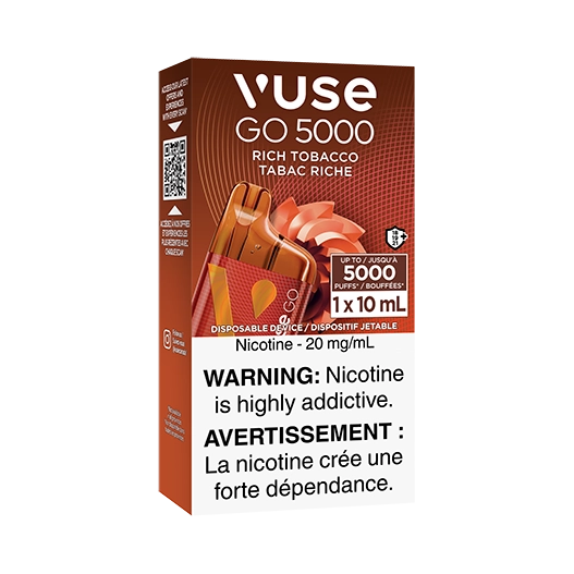 Vuse go 5000 Rich Tobacco 20mg/ml disposable (Provincial)