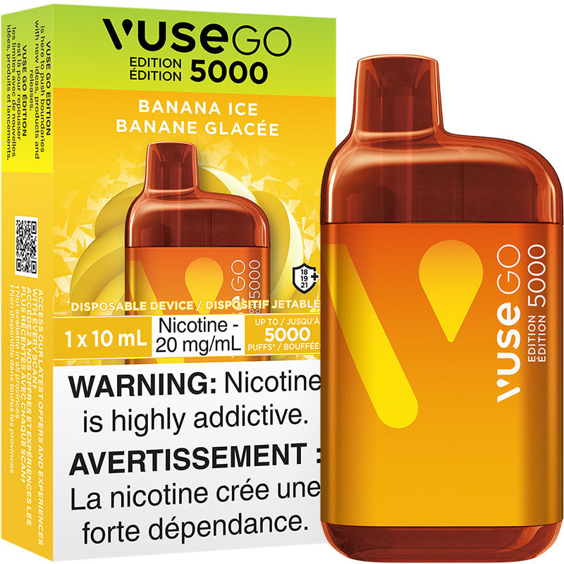 Vuse go 5000 Banana ice 20mg/ml disposable (Provincial)