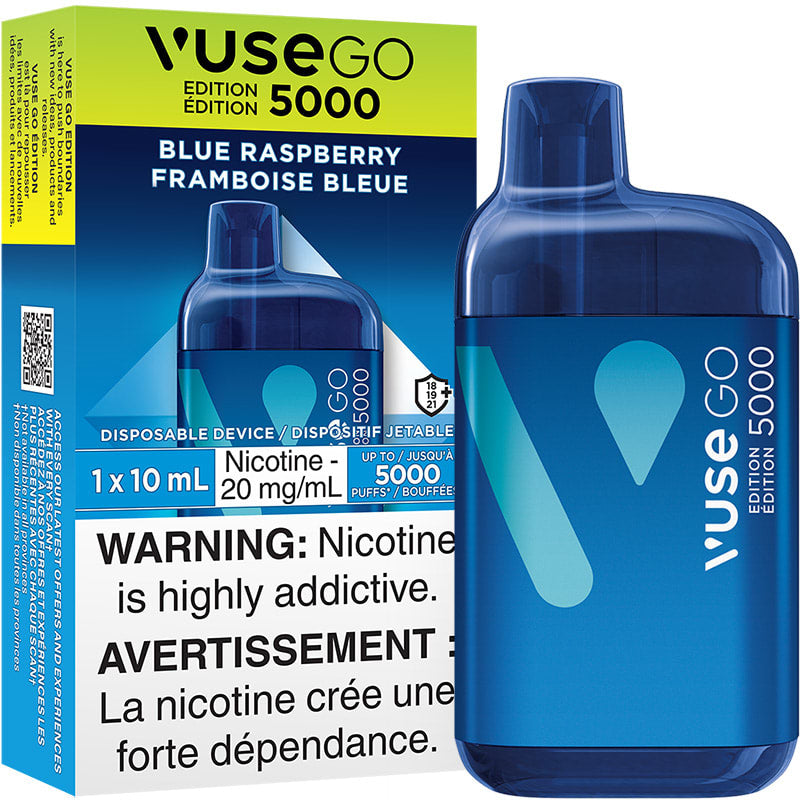 Vuse go 5000 Blue raspberry 20mg/ml disposable (Provincial)