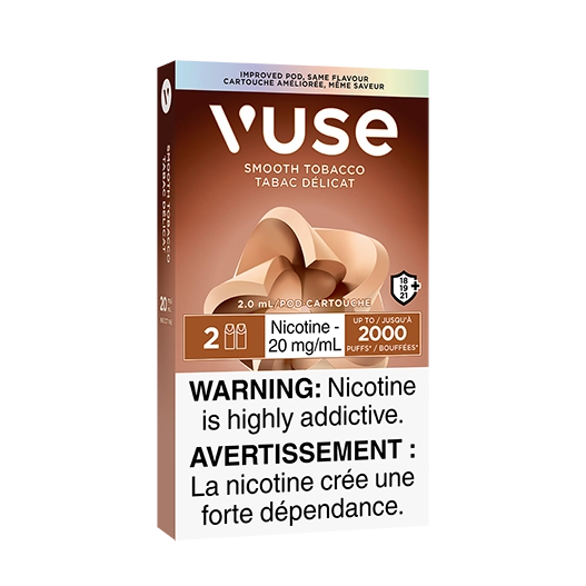 Vuse epod Tabac lisse 20 mg/ml paquet de 2 (provincial)