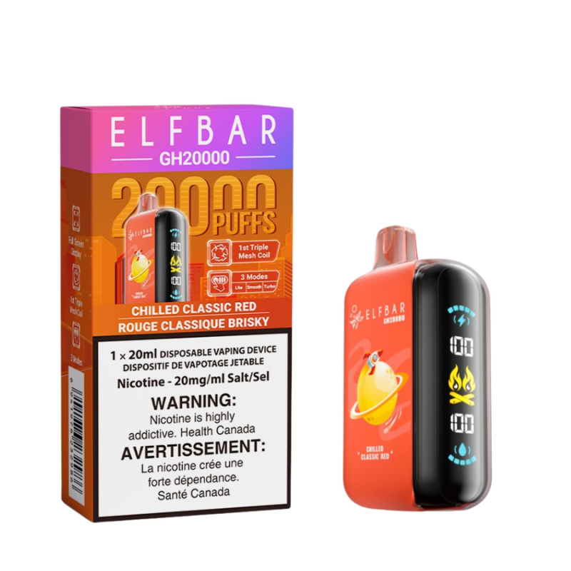 Elfbar GH20k Chilled Red Classic 20 mg/ml jetable