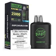 Saveur bête boost G2 dope double kiwi glacé niveau x pod 20 mg (provincial)