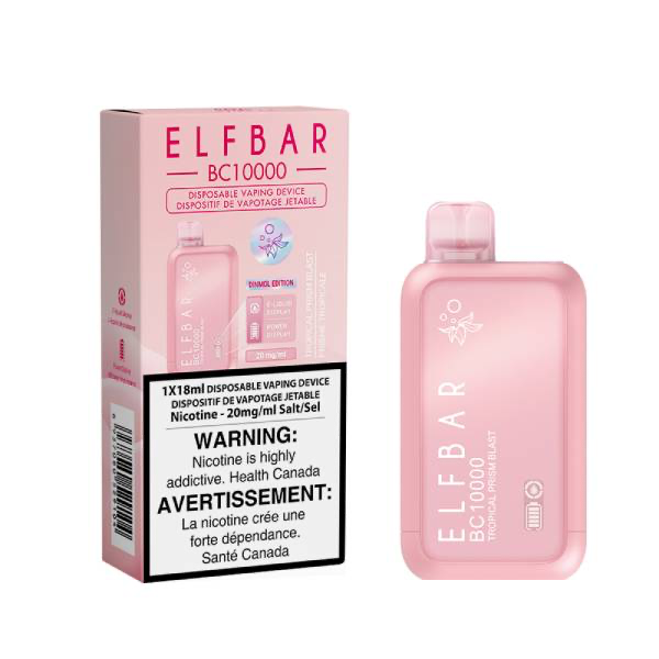 Elfbar BC10000 Prisme tropical à jet unique 20 mg/ml (Provincial)