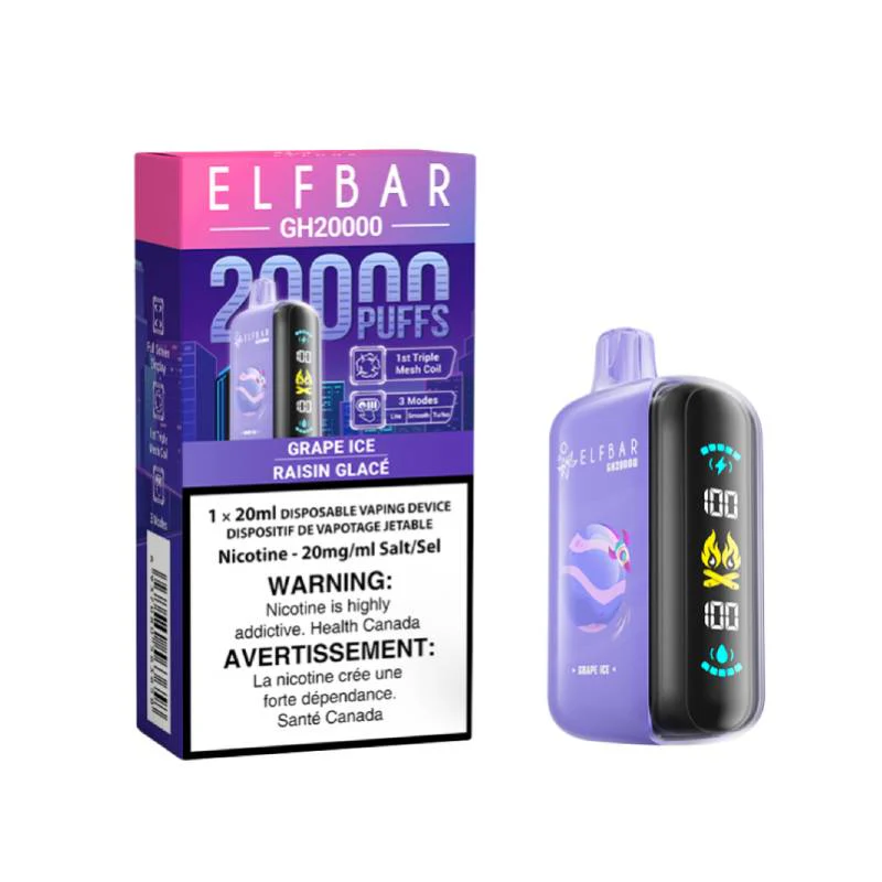 Elfbar GH20K Grape ice 20mg/ml disposable (Provincial)