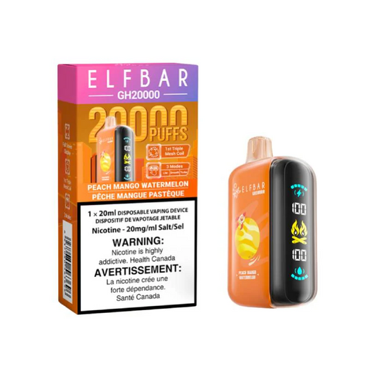 Elfbar GH20K Pêche mangue pastèque 20 mg/ml jetable (Provincial)