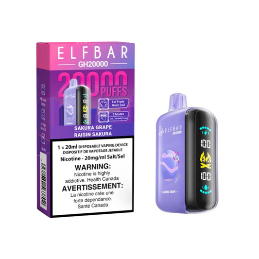 Elfbar GH20K Sakura grape 20mg/ml disposable (Provincial)