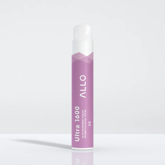 Allo 1600 Blue Raspberry Peach 20mg/ml disposable vape