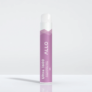 Allo 1600 Blue Raspberry Peach 20mg/ml disposable vape