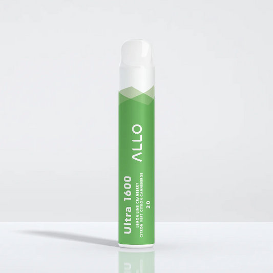 Allo 1600 Citron Vert Canneberge 20mg/ml jetable