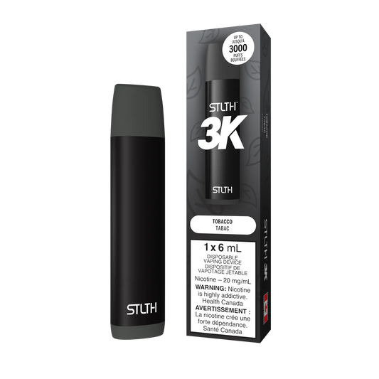 Stlth 3k Tobacco 20mg/ml disposable