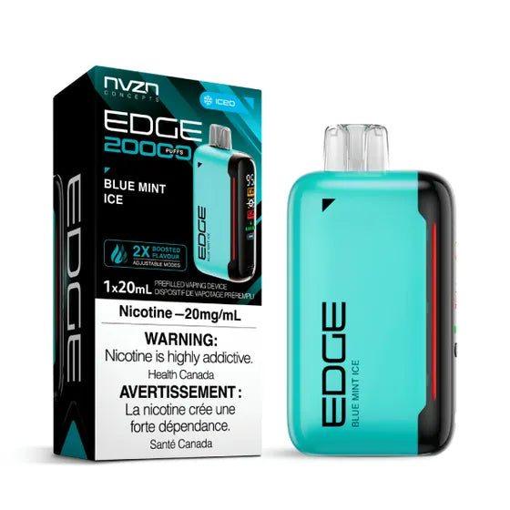 Edge NVZN 20k - Menthe glacée bleue 20 mg/ml jetable (provincial)