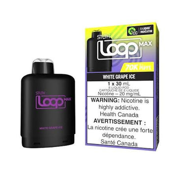 Stlth loop pod Max 70k White Grape Ice 20mg/ml (Provincial)