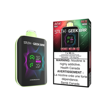 Stlth X Geek Bar 80k Lychee Melon Ice 20mg/30mL disposable (Provincial)