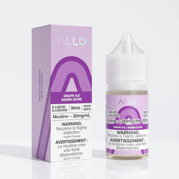 Allo E liquid Grape Ice 20mg/30ml (Provincial)