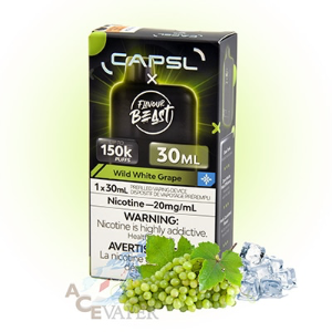 Capsl x Flavour Beast 150k Wild White Grape Iced 20mg/30ml Disposable (Provincial)