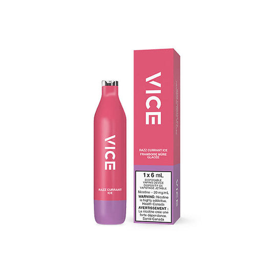 Vice 2500 Razz Currant Ice 20mg/ml disposable (Provincial)