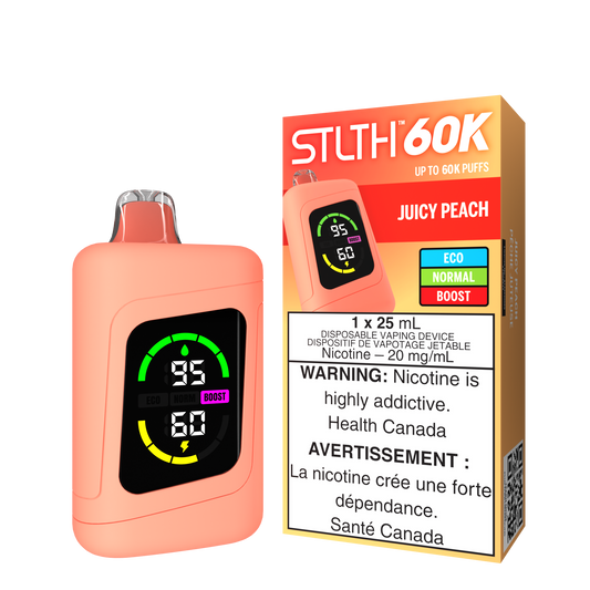 Stlth 60K Juicy Peach 20mg/mL Disposable (Provincial)