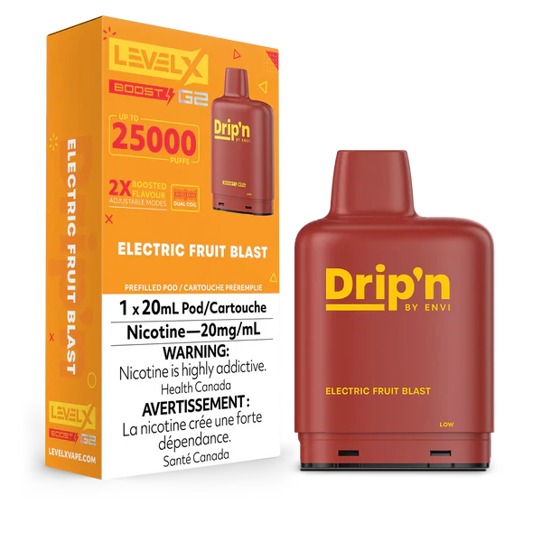 Drip’n G2 Electric Fruit Blast Level X pod 20mg (Provincial)