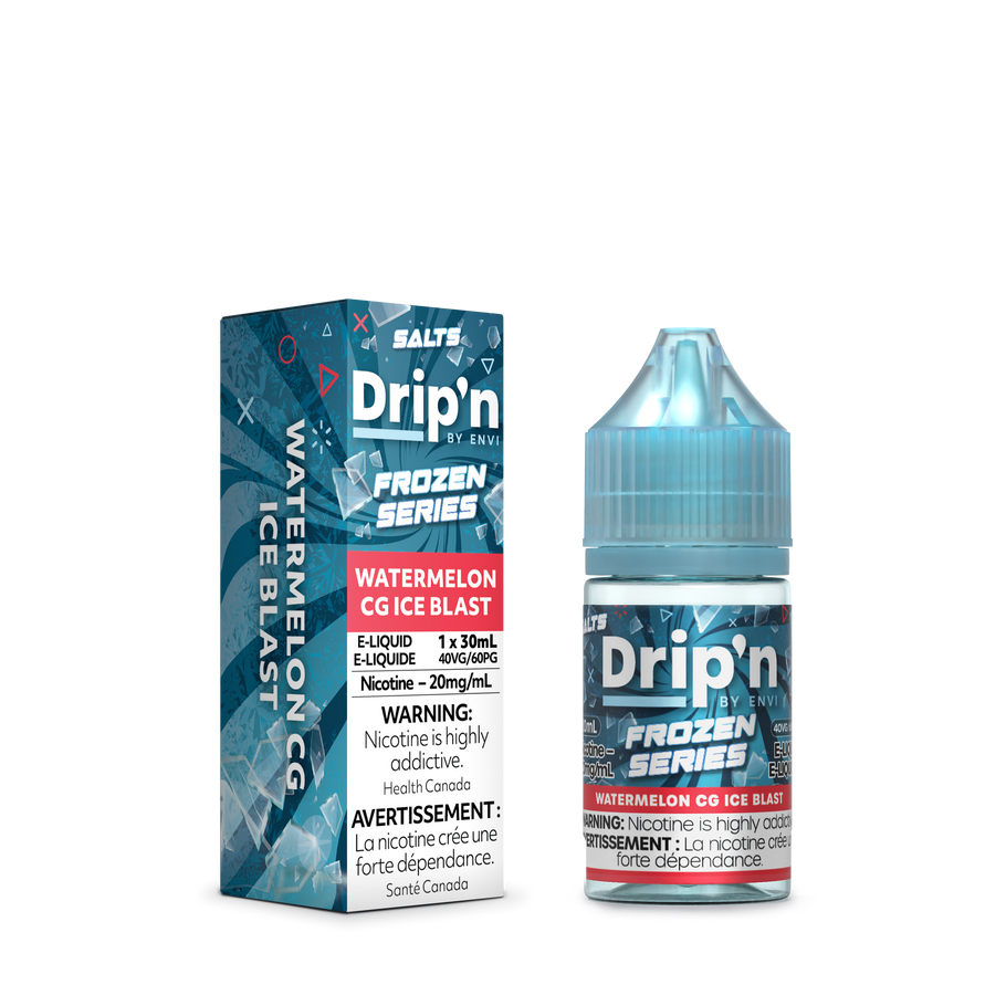 Drip’n E liquid Watermelon CG Ice Blast 20mg/30ml (Provincial)