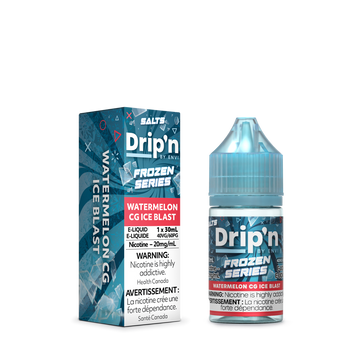 Drip’n E liquid Watermelon CG Ice Blast 20mg/30ml (Provincial)