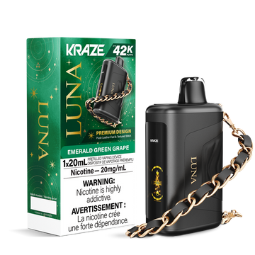 Kraze Luna Emerald Green Grape 42k 20mg/ml disposable (Provincial)