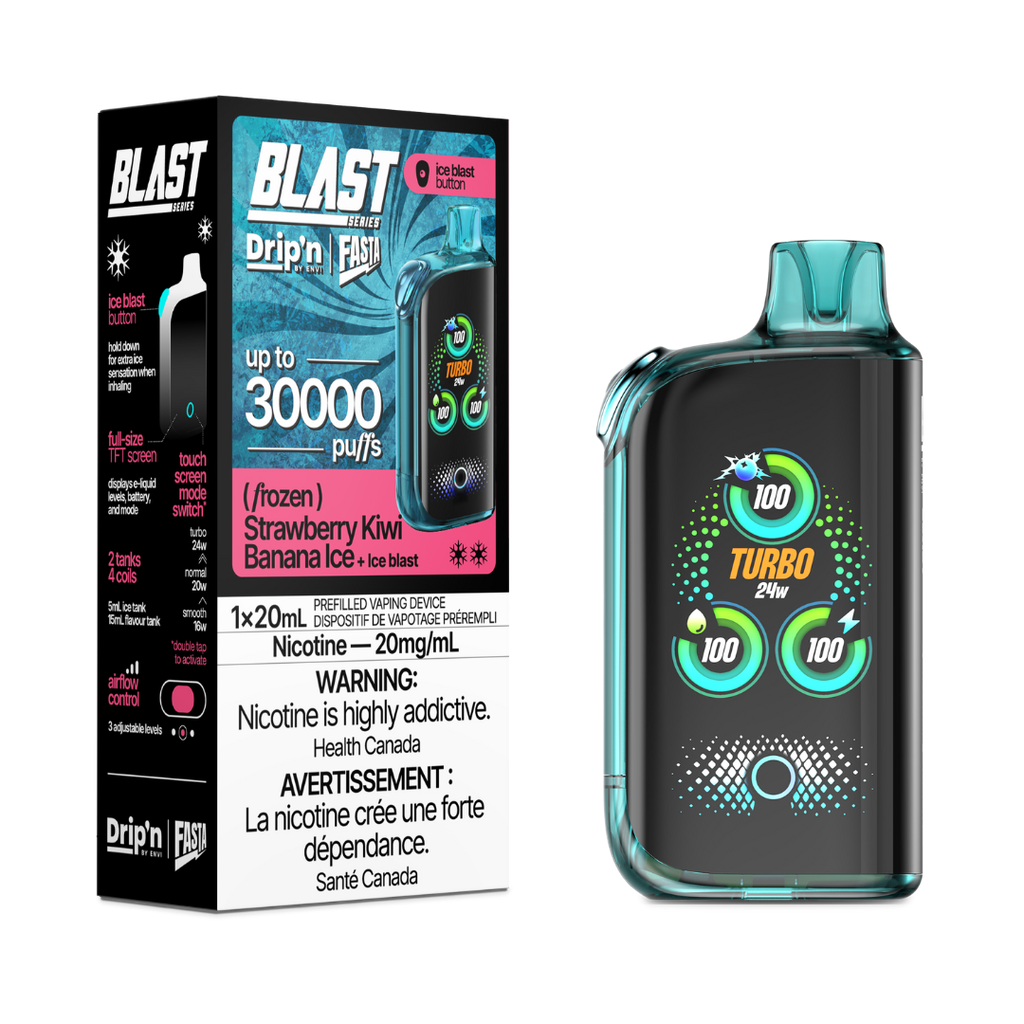 Drip’n FASTA Strawberry Kiwi Banana Ice 30k 20mg/ml disposable (Provincial)