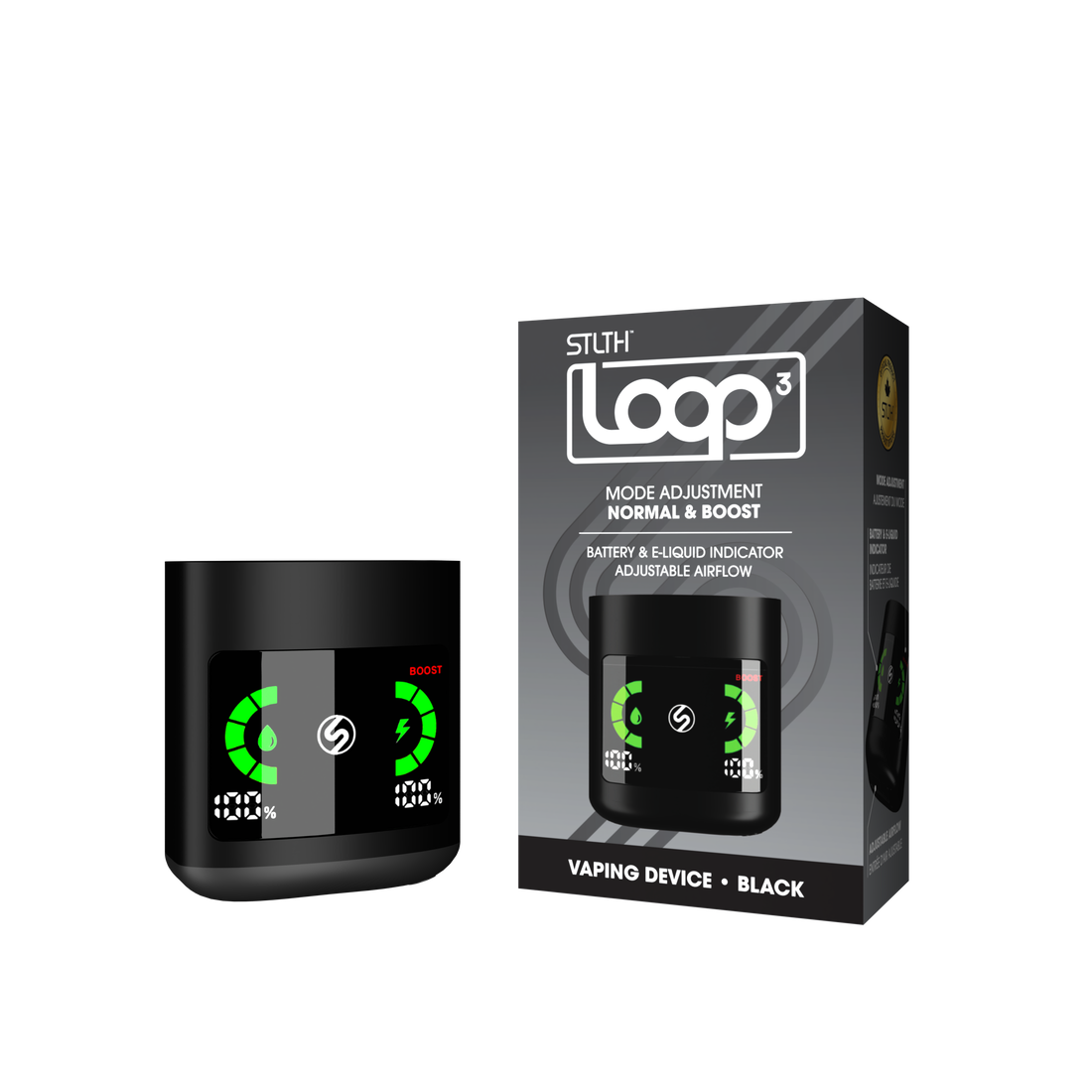 Stlth Loop 3 Vaping Device Black