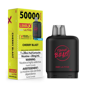 Flavour Beast Ultra G2 Cherry Blast Iced Level X pod 20mg (Provincial)