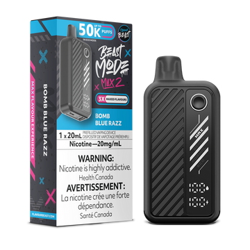 Flavour beast Bomb Blue Razz 50k 20mg/ml disposable (Provincial)