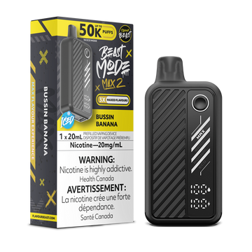 Flavour beast Bussin Banana Iced 50k 20mg/ml disposable (Provincial)