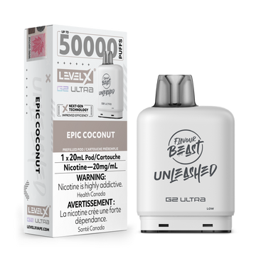 Flavour Beast Ultra G2 Epic Coconut Unleashed Level X pod 20mg (Provincial)