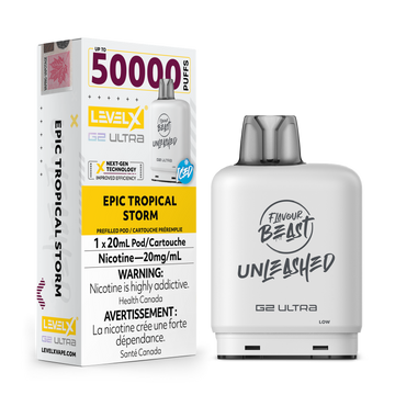 Flavour Beast Ultra G2 Epic Tropical Storm Iced Unleashed Level X pod 20mg (Provincial)
