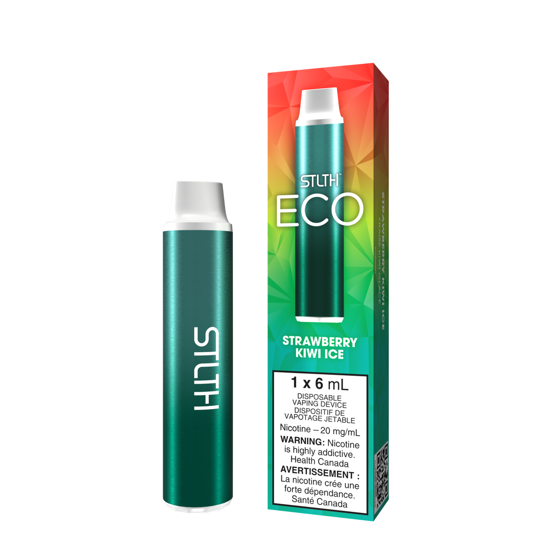 Stlth Eco Strawberry Kiwi Ice 20mg/ml disposable (Provincial)