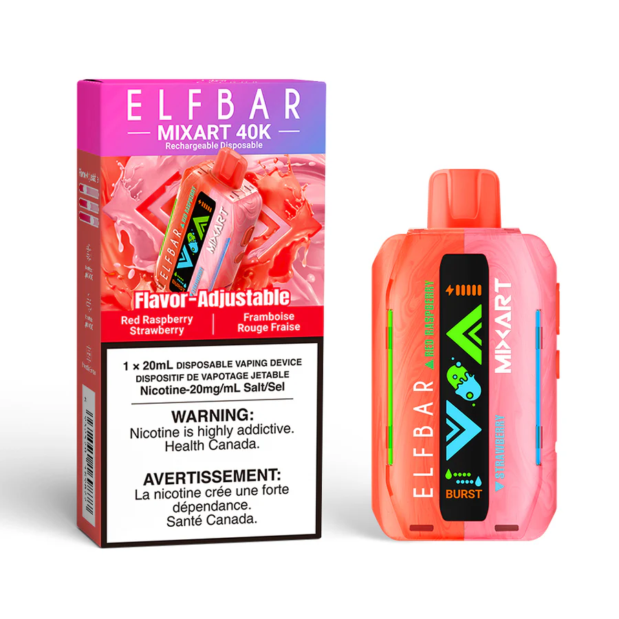Elfbar Mixart 40k Red Raspberry Strawberry 20mg/ml disposable (Provincial)