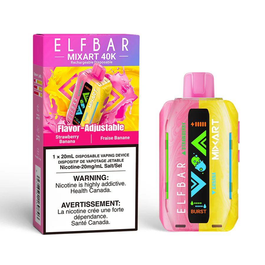 Elfbar Mixart 40k Strawberry Banana 20mg/ml disposable (Provincial)